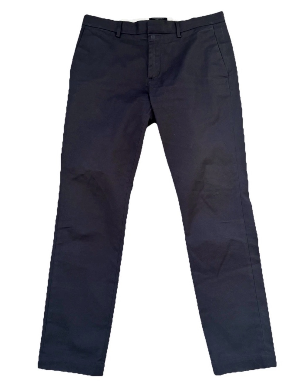 Banana Republic Fulton Chino Pants Mens 34x32 Black Slim Straight Stretch Casual